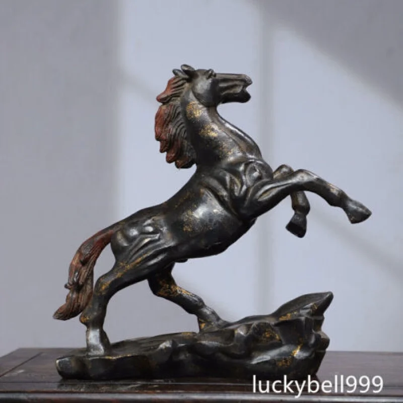 

Китайская старинная Статуэтка qianlong mark horse, 10 дюймов