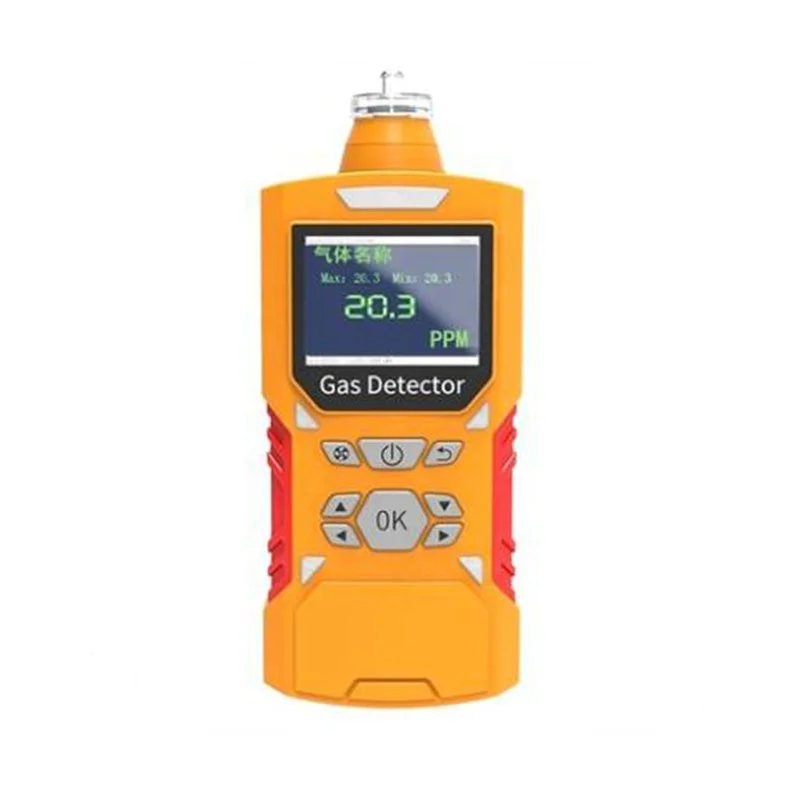 

Portable Alarm Pumping 4 In 1 Gas Detector Customize For Gases H2S CO CO2 CH4 C2H4 VOCS PM O3 Gas Leak Detector