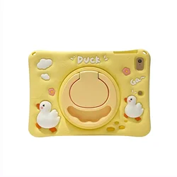 Cute Cartoon Duck Tablet Case Cover for Tab A8 10.5 SM - X200 (NO SP)
