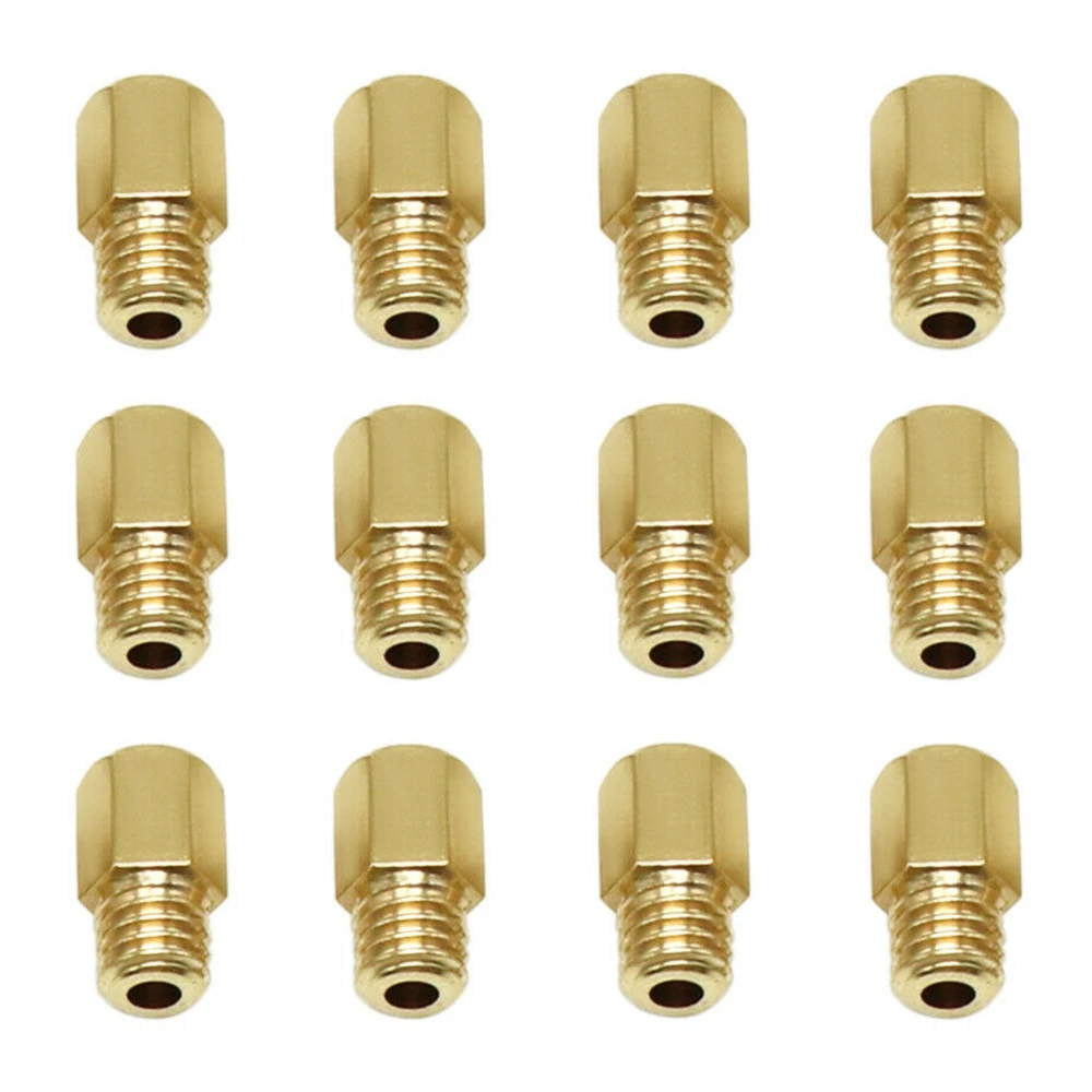 

12Pcs Motorcycle Carburetor Main Jet Carburettor Main Nozzle Gauge Nozzle for Mikuni VM TM Carb 90- 200