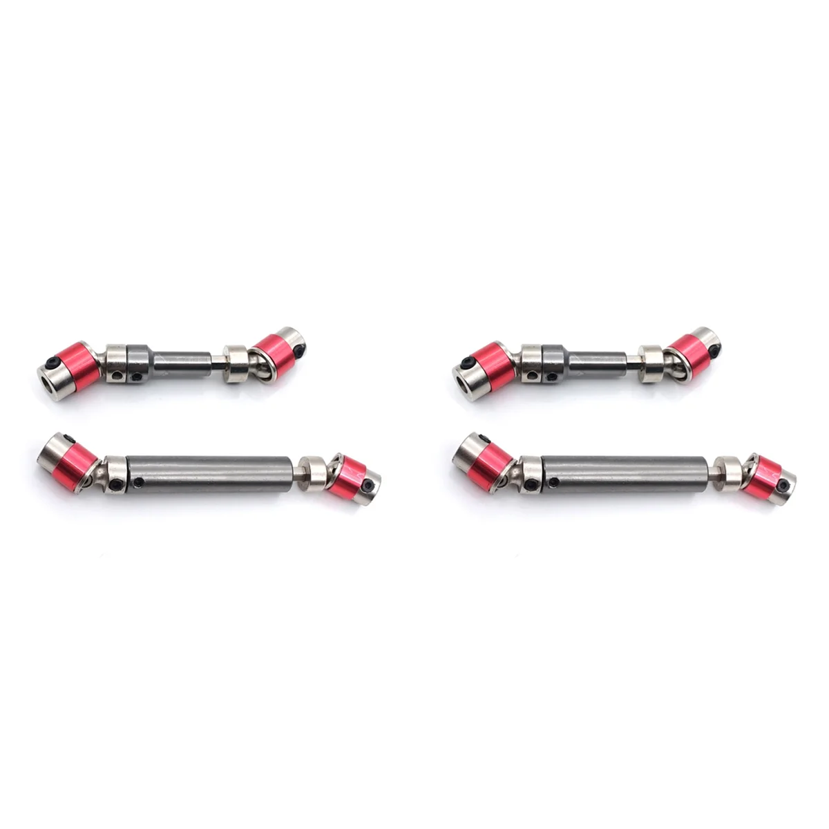 BAAU 4Pcs Metal Front & Rear CVD Drive Shaft for FY03 FY-03 FY01-07 Q39 1/12 RC Car Upgrade Parts Accessories