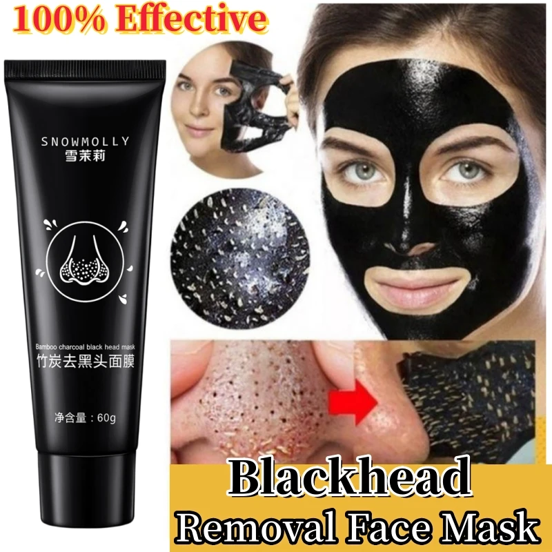 

Blackhead Removal Mud Mask Face Nose Pore Strips Black Dots Cleansing Peel Off Mask Oil Control Acne Treat Moisturize Skin Care