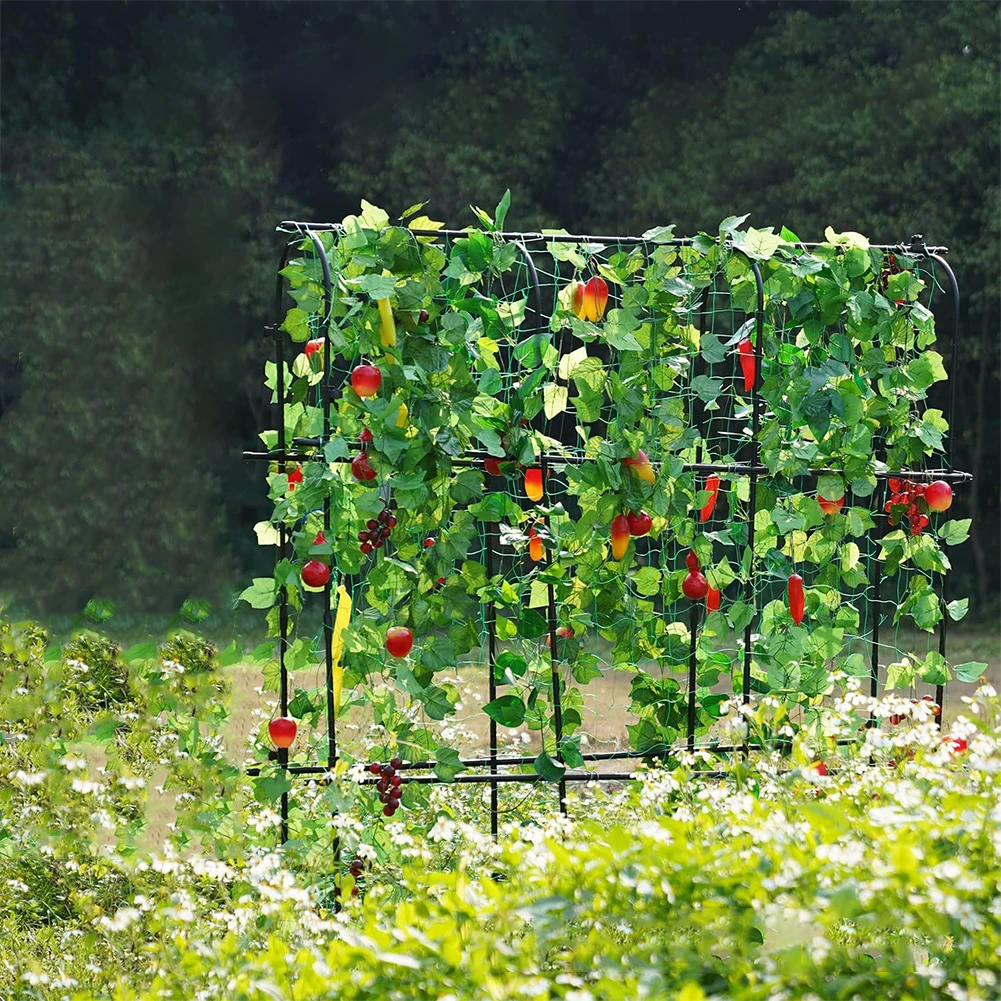 Garden Cucumber Trellis Large Metal Trellis Detachable Outdoor U-Frame Trellis Vegetable Trellis for Vegetable Peas Fruit Vine
