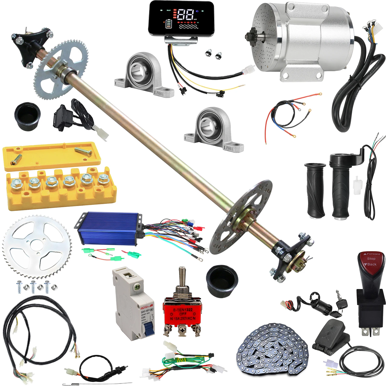 Kit Karting 72V 3000W pour Buggy Électrique Performant - 35KM/H