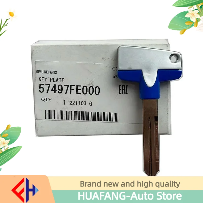original Genuine Titanium Key Blank 57497FE000 For Subaru STI Forester Impreza Legacy WRX BAJA