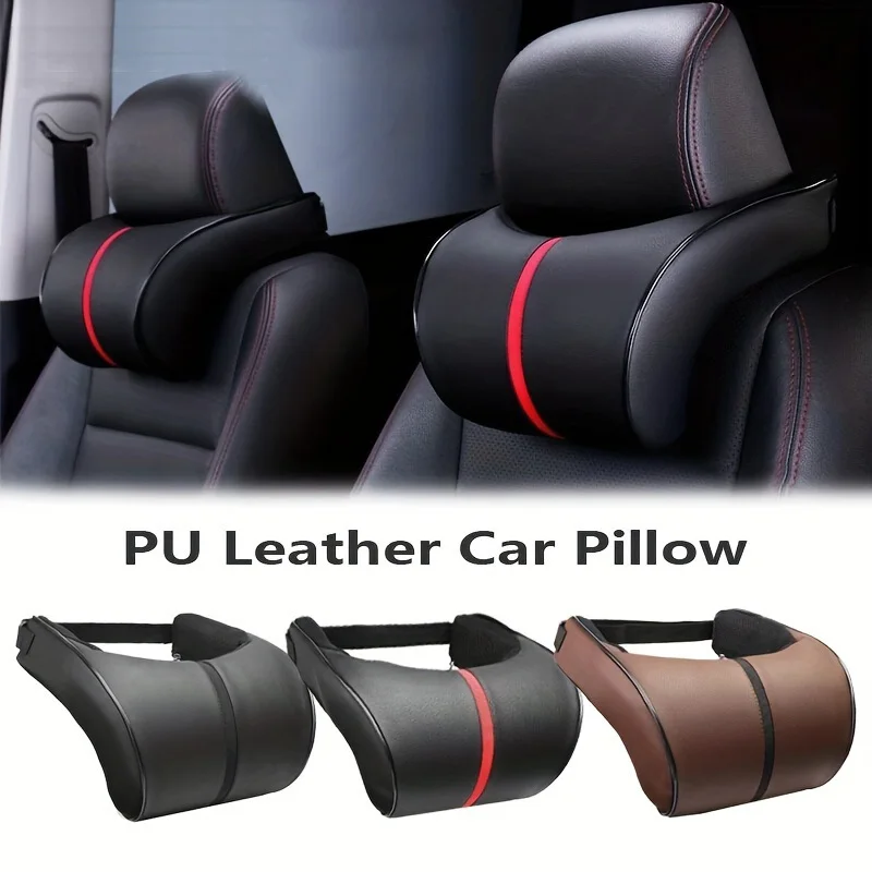 Luxurious Memory Foam Car Headrest Pillow - Ergonomically Designed for Ultimate Comfort and Long-Lasting Plushness