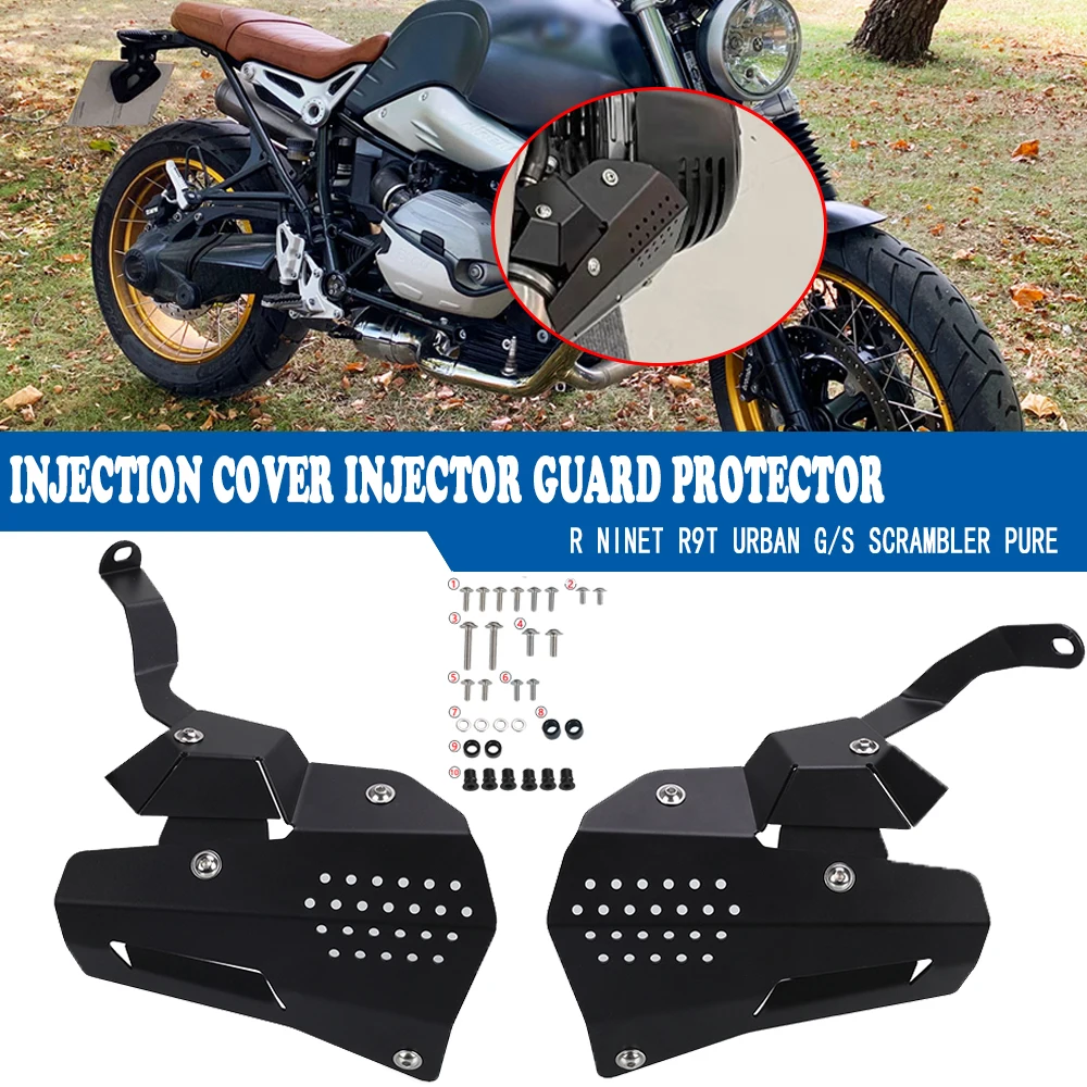 

For BMW R nine T Motorcyle Injection Cover Injector Guard Protector Engine Cylinder Shield R NINET R9T Urban G/S Scrambler Pure