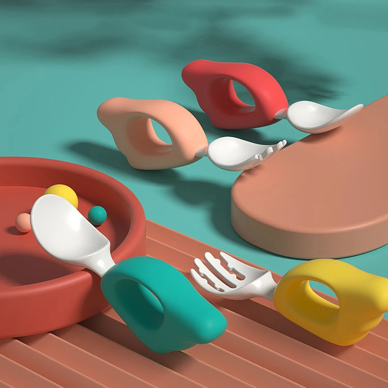 Baby Spoon Fork Learn To Eat Training 1-2 Years Old To Eat Baby Child Chopsticks Set Complementary Food Fork Plastic Tableware 10 Baby Spoon Fork Learn To Eat Training 1-2 Years Old To Eat Baby Child Chopsticks Set Complementary Food Fork Plastic Tableware