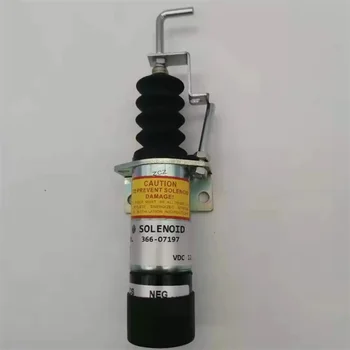 ชุดเครื่องกำเนิดไฟฟ้าดีเซลโซลินอยด์หยุดเชื้อเพลิง36607197 12V 366-07197 DC12V 1