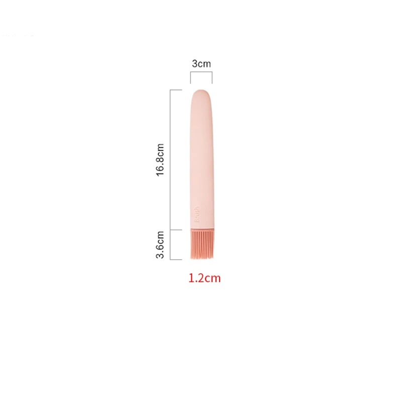 Nordic PP Silicone Oil Brush Removable Bake Brushes Eco-friendly Bread Oil Cream Cooking Basting Kitchen Tool For BBQ Cake Bread