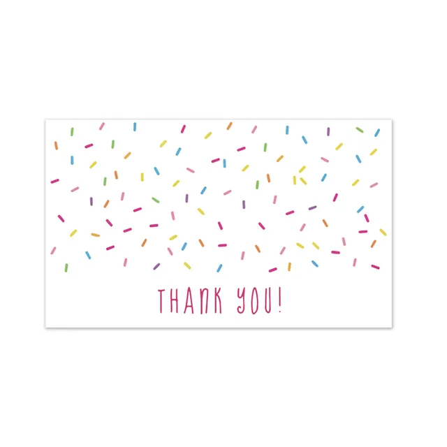 내 작은 명함 감사 인사 카드 - 카드 스톡으로 판매자용, 선물로도 좋은 아이템