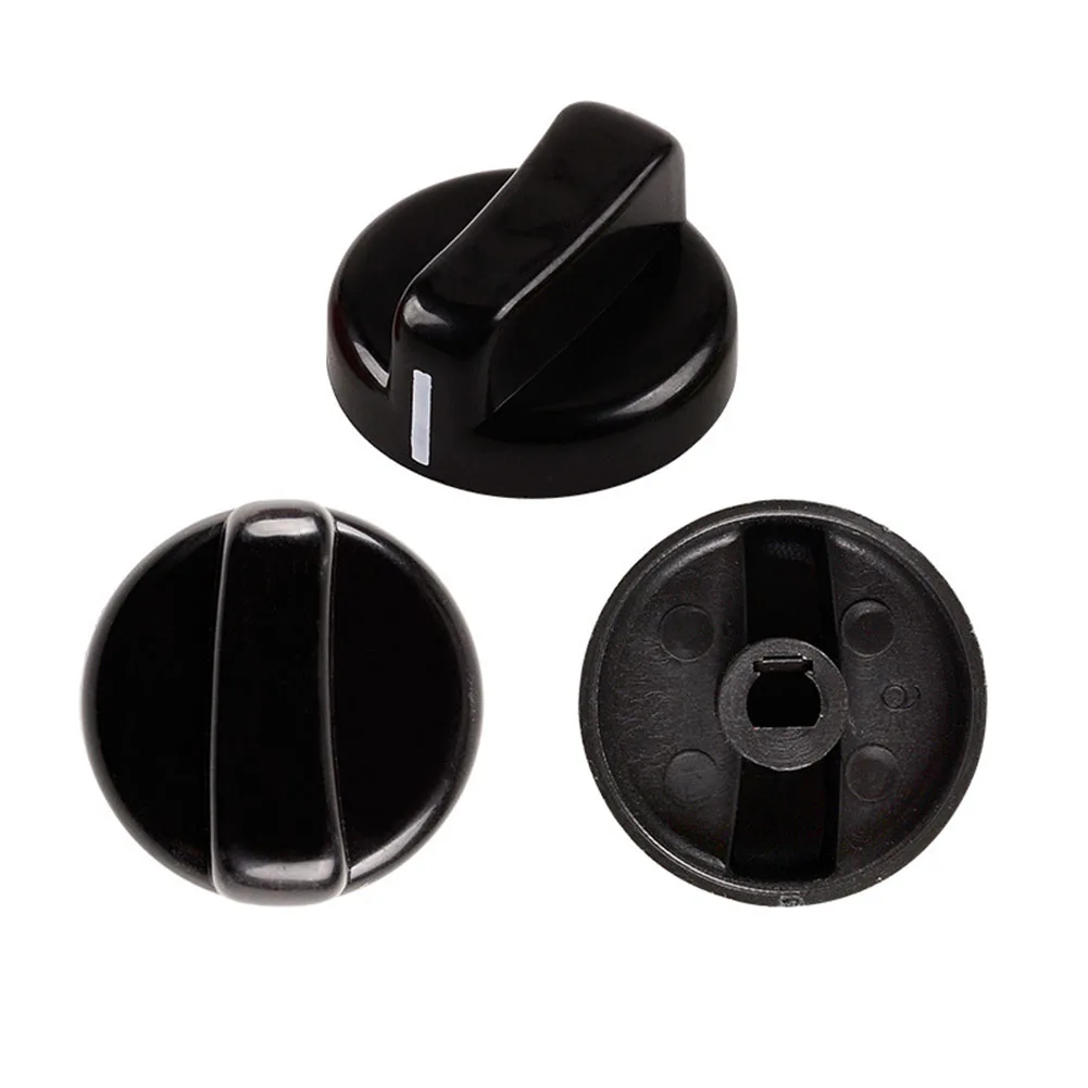 8mm Replacement Switch Knob Gas Stove Control Knob Plastic General Range Oven Cooker Hob Benchtop Burner 5pcs gas stove control knobs