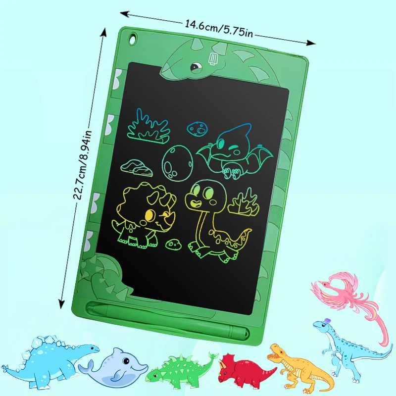 8.5 بوصة LCD تابلت للكتابة لوح رسم رقمي الكرتون من...