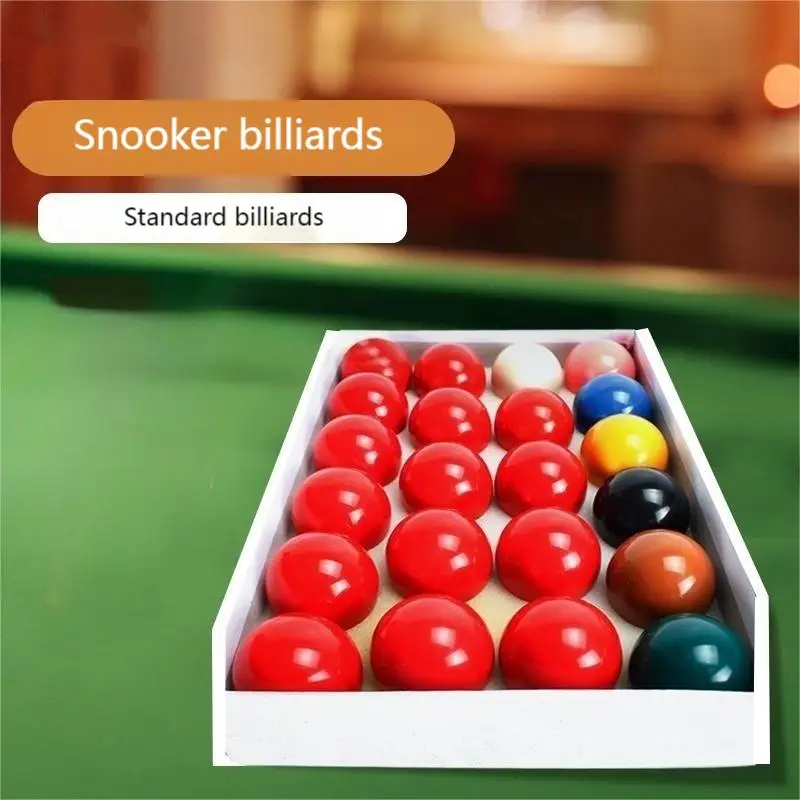 Standard 5.72cm snooker, 2-1/4 English billiards, 2.25" resin billiards, 4.76cm 2-1/16 balls /1-7/8 small billiards