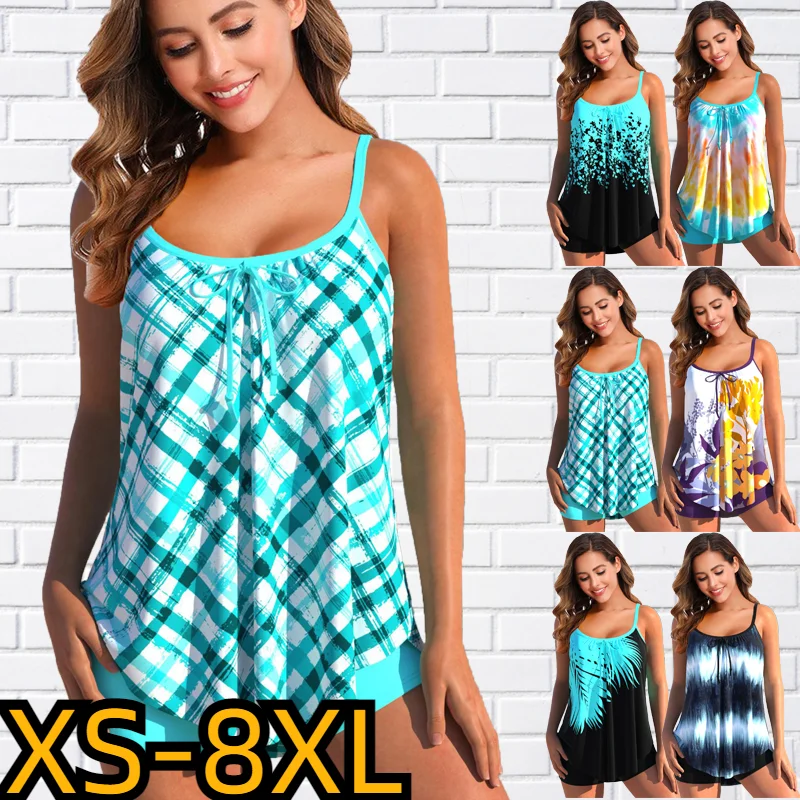 

2022 летний пикантный свободный Монокини, комплект из двух предметов, женский купальник с открытой спиной, женский купальный костюм в стиле ретро с высокой талией, пляжная одежда с принтом