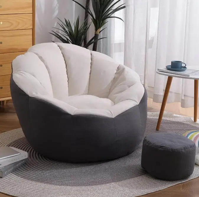 

Amazon Hot Sell Chill Sack Tatami Bean Bag Living Room Chair Cover Only Unfilled Cozy Lounger For Adults