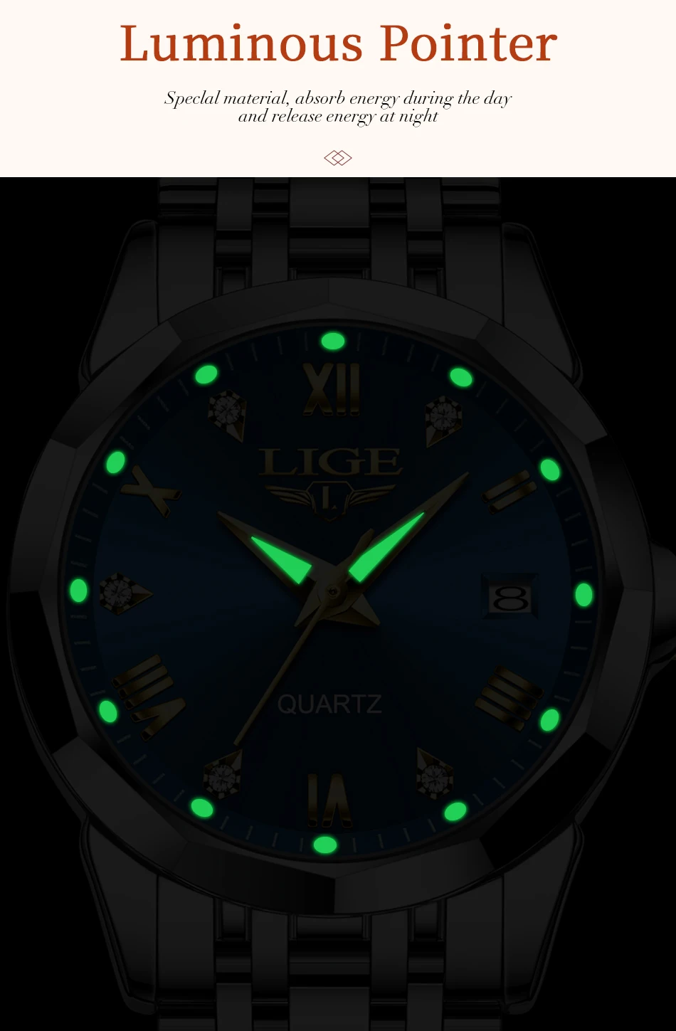 LIGE Orologio Donna - Dettaglio materiali