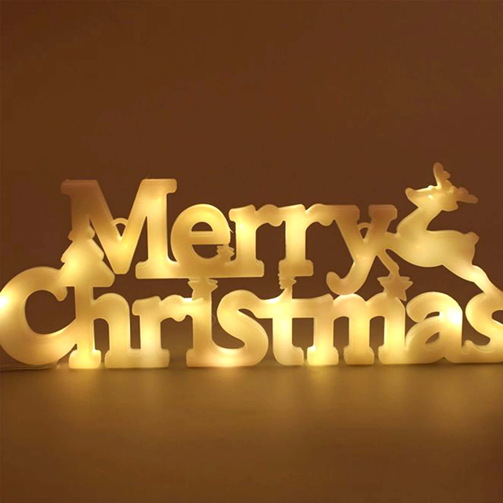 

Christmas Decorative Items Christmas Flower Ring Accessories Merry Christmas Stereo Letters.