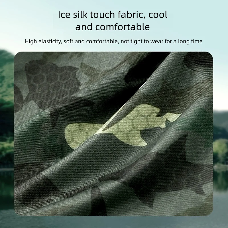 Sunscreen Sleeves for Men YECCTY S112 Summer Outdoor Fishing Ice Silk Lightweight Breathable Anti Slip UV Resistant Sleeves