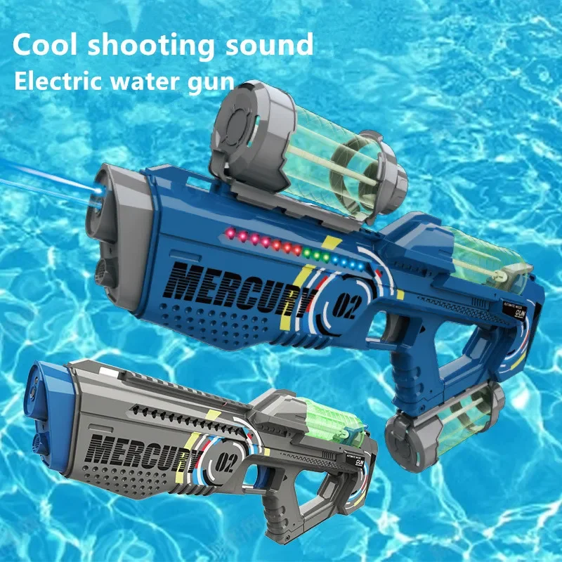 Electric water gun boy fully automatic water spray light water-absorbing water gun children's water gun toy 4