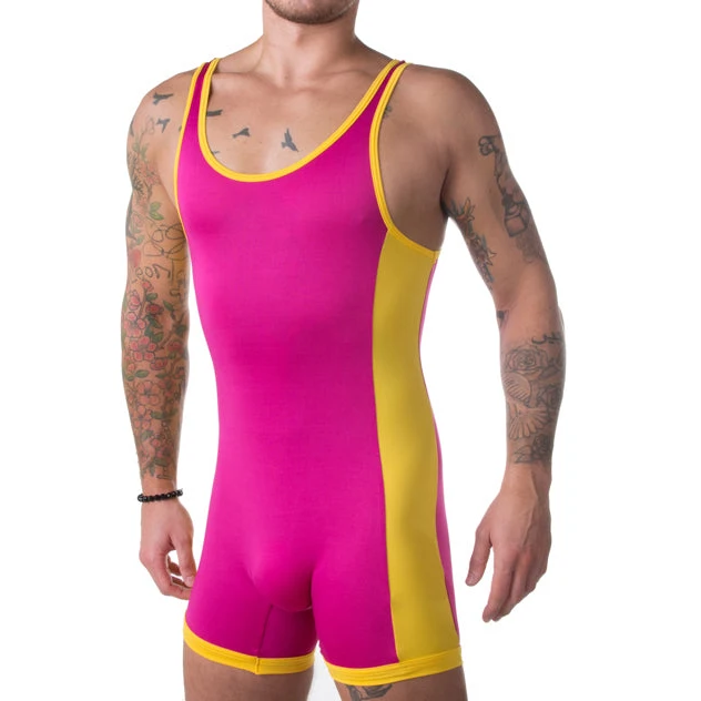 Sports Suit Powerlifting Singlet Solid Color Classic Style Wrestling Singlet Bodysuit Leotard Outfit Weightlifting Underwear GYM Triathlon PowerLifting Skinsuit