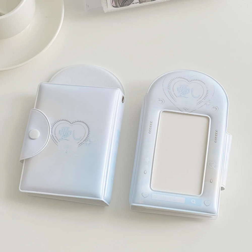 Photocard Protector Photo Album Photocards Collection Photocard Holder Photo Card Holder Three Inch Photo Album Pendant Card Storage Photocard Holder Sweet INS Hollow Photo Album Idol Card Collection Book photocard protector,photo album,photocards collection,photocard holder,photo card holder