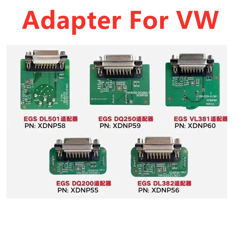 

A + Xhorse VVDI KEY TOOL PLUS PAD Adapter XDNP55GL XDNP56GL XDNP58GL XDNP59GL XDNP60GL для VW EGS DQ200 DL382 DL501 DQ250 VL381