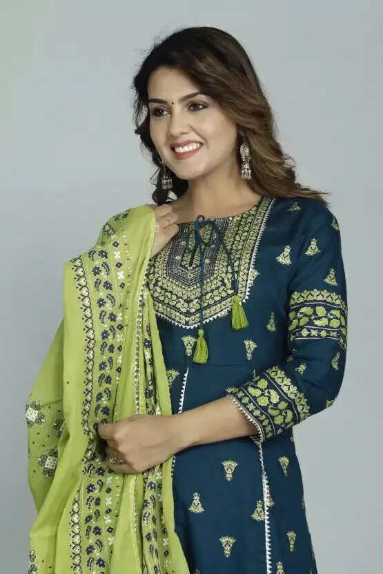 Women Kurti Set Indian Salwar Kameez Suit Dress Party Wear Designer