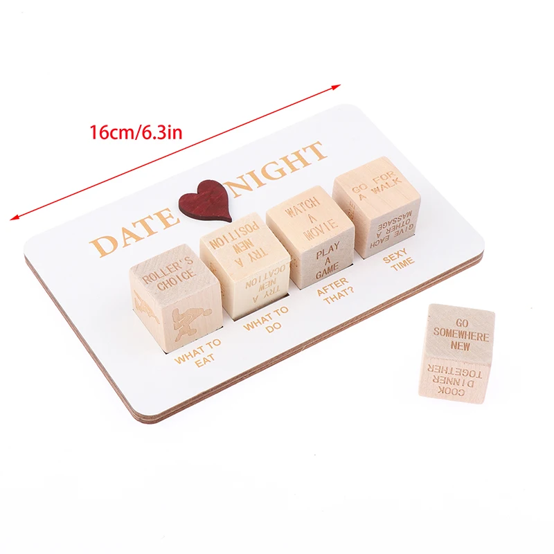 Wooden Dice Set for Couple Games