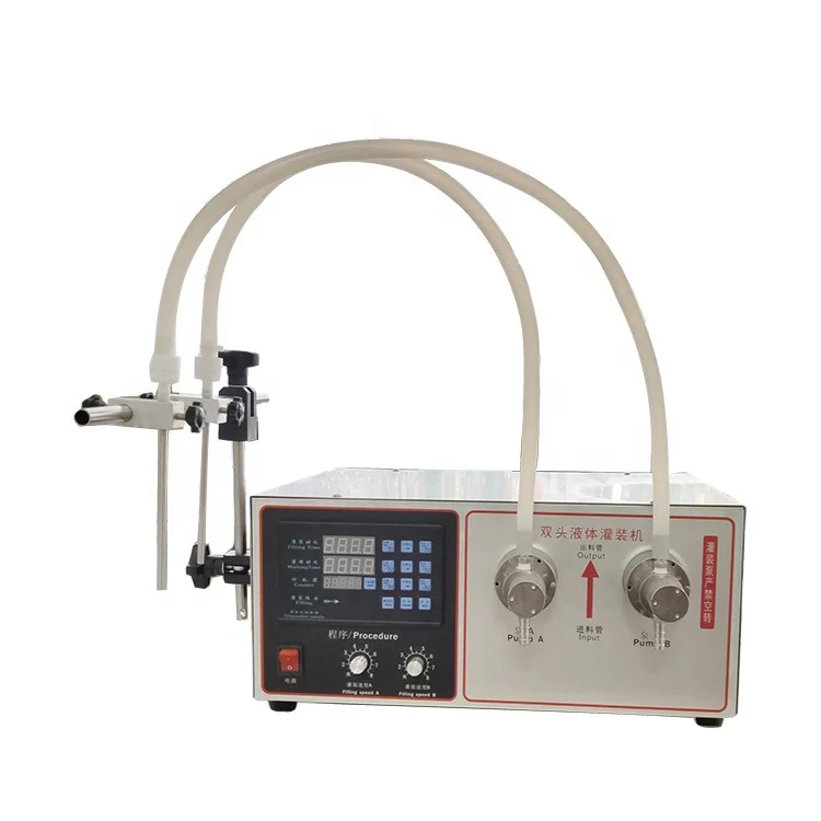 

Small Desktop Semi-automatic Oil Beverage Electrical Digital Control Pump Liquid Filling Machine