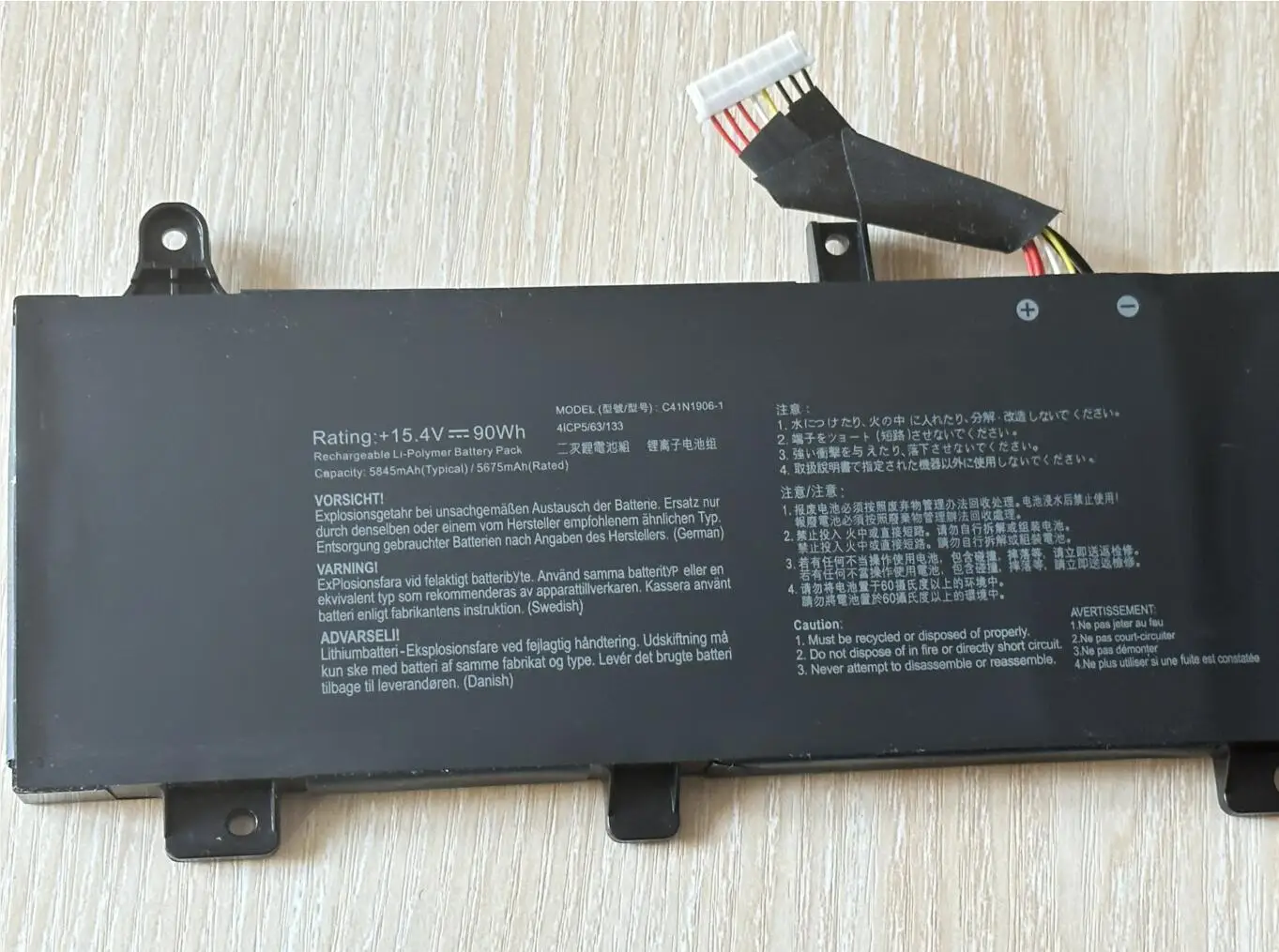Bateria para Asus Tuf Gaming Novo C41n19061 F15 A17 Gx550lws Gx550lxs Fa506iu Fa506iv Fx506lu Fa506qr Fa706iu Fx706h - Imagem 3