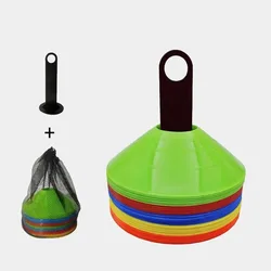 Agility Disc Cone Set for Soccer Training - Pack of 10/50 (Random 50pc with bag)