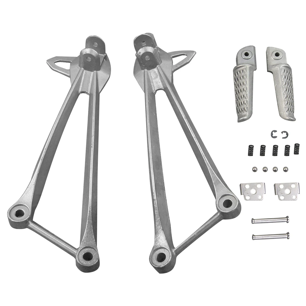 

for KAWASAKI NINJA ZX-6R 2009 2010 2011 Motorcycle Rear Passenger Foot Pegs Footrest Footpegs Brackets Kit Aluminum Alloy