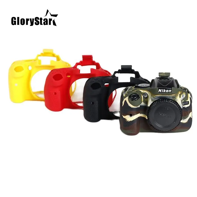 Silicone Armor Skin Camera Case Body Cover Protector For Nikon