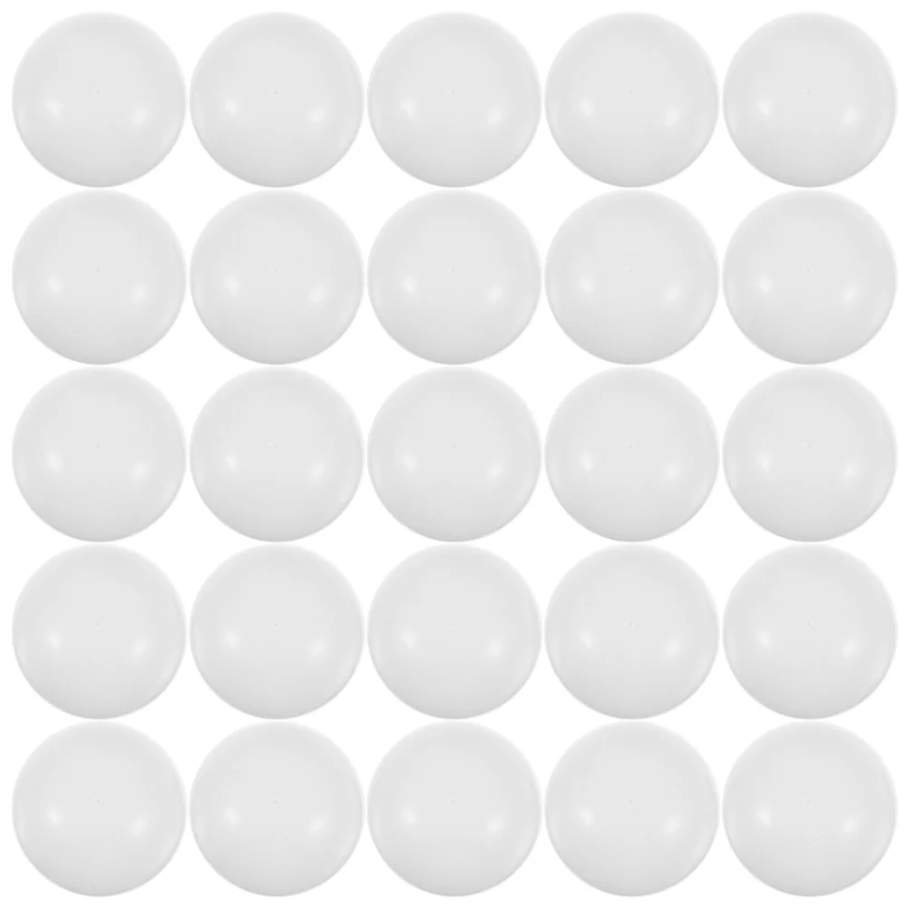 40 Pcs Lottery Balls Hollow Spheres Openable Raffle Drawing Balls Lightweight Bingo Entertainment Game Reusable Pvc White
