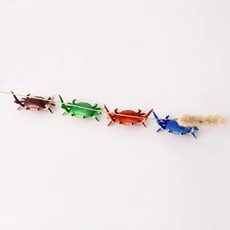 Funny Crab Desktop Pen Holder Creative Cute Crab Pen Holder Weightlifting Crabs Penholder Bracket Storage Rack Stationery