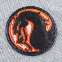Street Games Cartoon Dragon Embroidered Iron-On Patch – DIY Decorative Patch Sticker for Jackets, Jeans, Bags & Clothing - Image 5