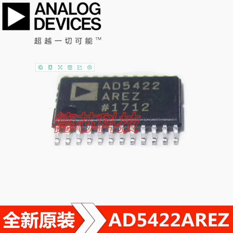 

1pcs /LOT New Origin AD5422AREZ AD5422ARE AD5422 TSSOP-24 Digital to analog converter DAC Chip IC New Original