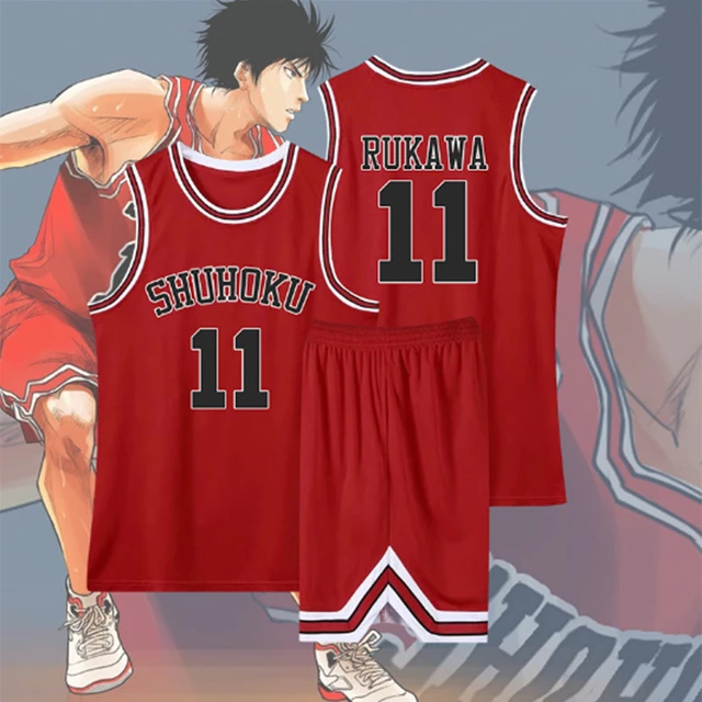 Anime Sakuragi Hanamichi Cosplay Slam Dunk Jersey Shohoku School Basketball  Team Uniform Sportswear Kaede Rukawa Cosplay Costume - AliExpress