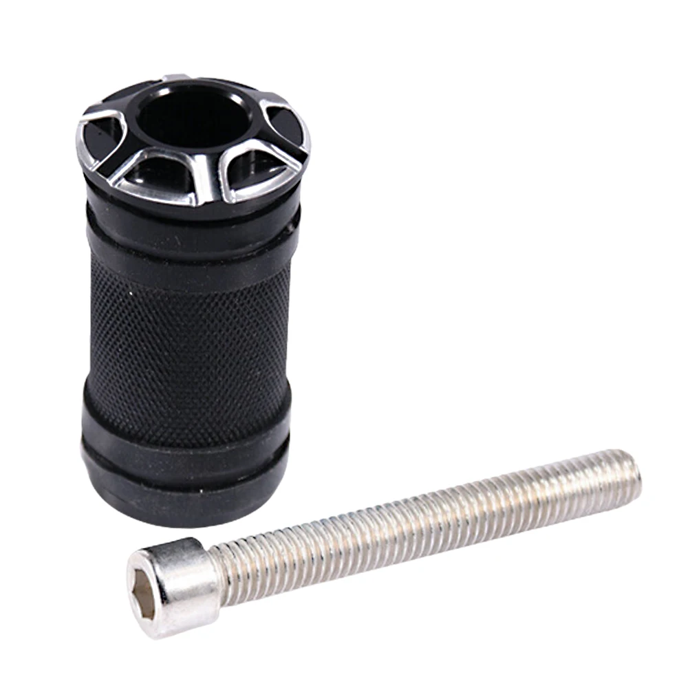 Levier De Vitesse Moto Double Tête Universel En Alliage D'aluminium - Accessoire Remplacement Pour La Plupart Des Modèles - Noir/Or