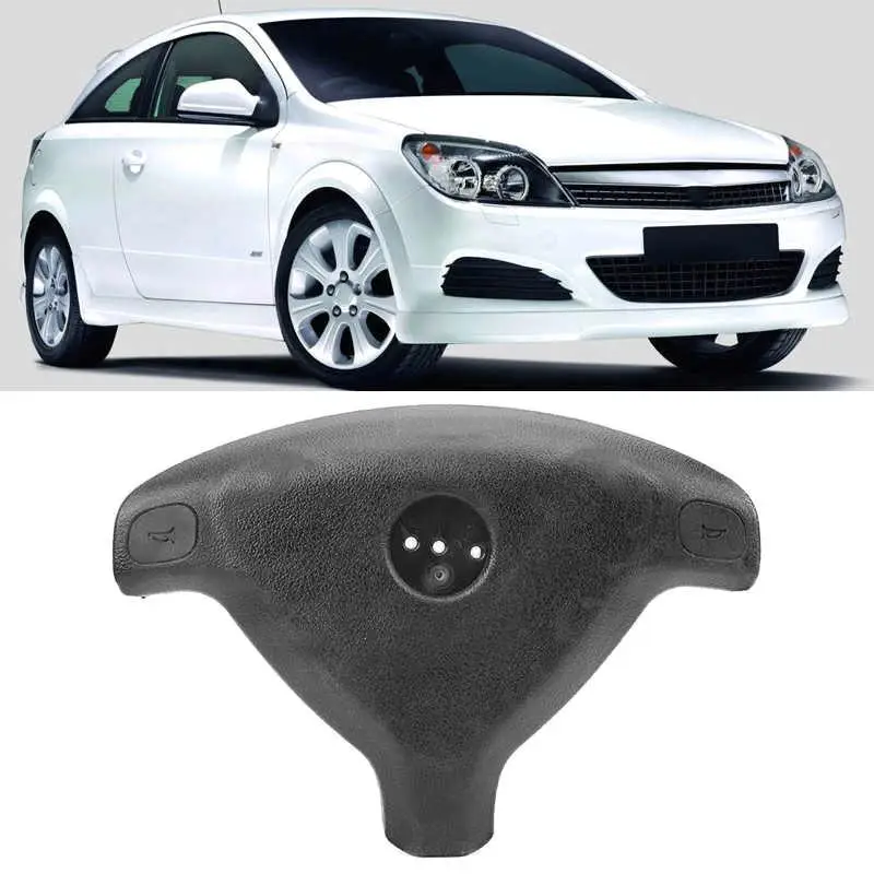 Cubierta negra para volante de coche, accesorio para Vauxhall Opel Astra G 1998-2004