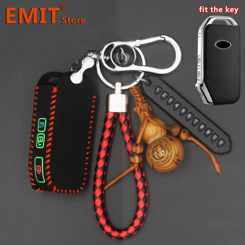 Custodia Per Chiave Auto A 3 Pulsanti Per Kia Sportage R Stinger Gt Ray Sorento Ceed Cd Cerato Forte Telluride K3 K5 K8 2019 Accessori