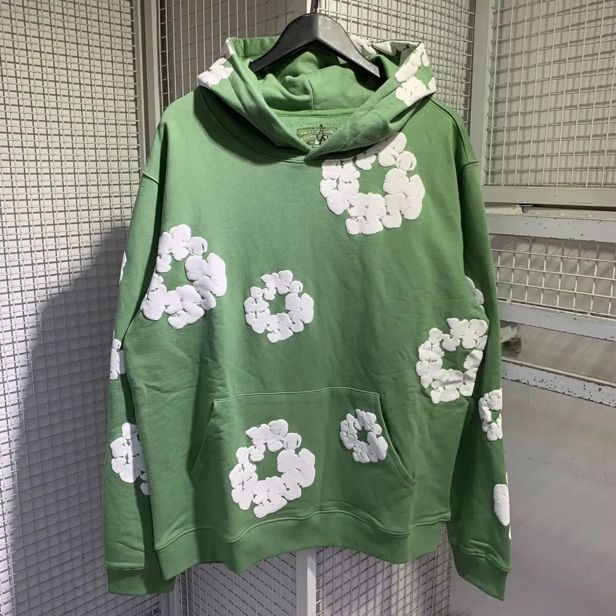 Fashion Top Quality New Men's Women's Same Foam Printing Pure Cotton Comfortable Hooded Sweater with Trousers Set 5