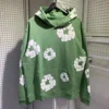 Fashion Top Quality New Men's Women's Same Foam Printing Pure Cotton Comfortable Hooded Sweater with Trousers Set 5