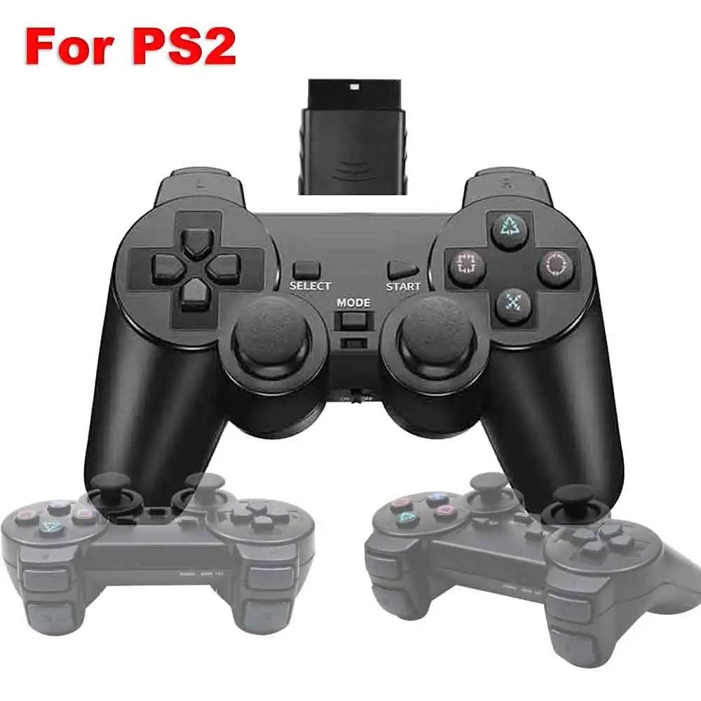 Wireless Controller For PS2/PS1 Gamepad Dual Vibration Shock For Sony  Playstation 2 Joypad Joystick Controle USB PC Game Console