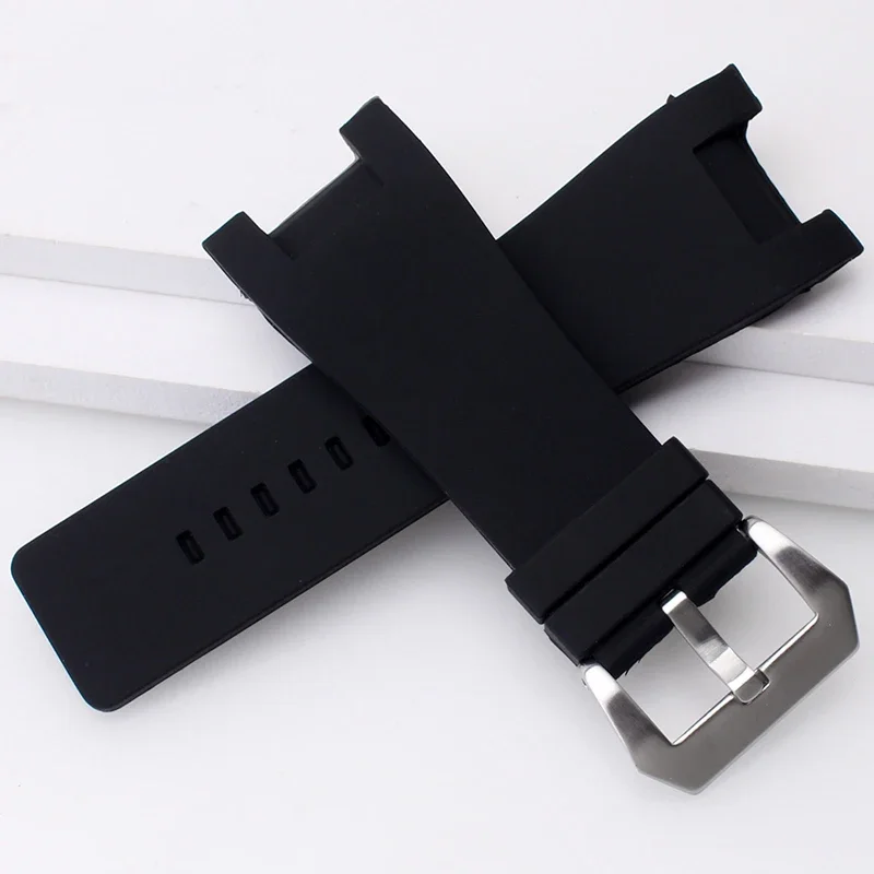 New Rubber watchband for Diesel DZ1216 DZ1273 DZ4246 DZ4287 High Quality Watch Strap 32*17mm silicone bracelet