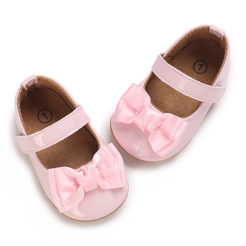 Baby Shoes Autumn New Comfortable And Cute Bow Princess Style Girl Baby Walking Shoes