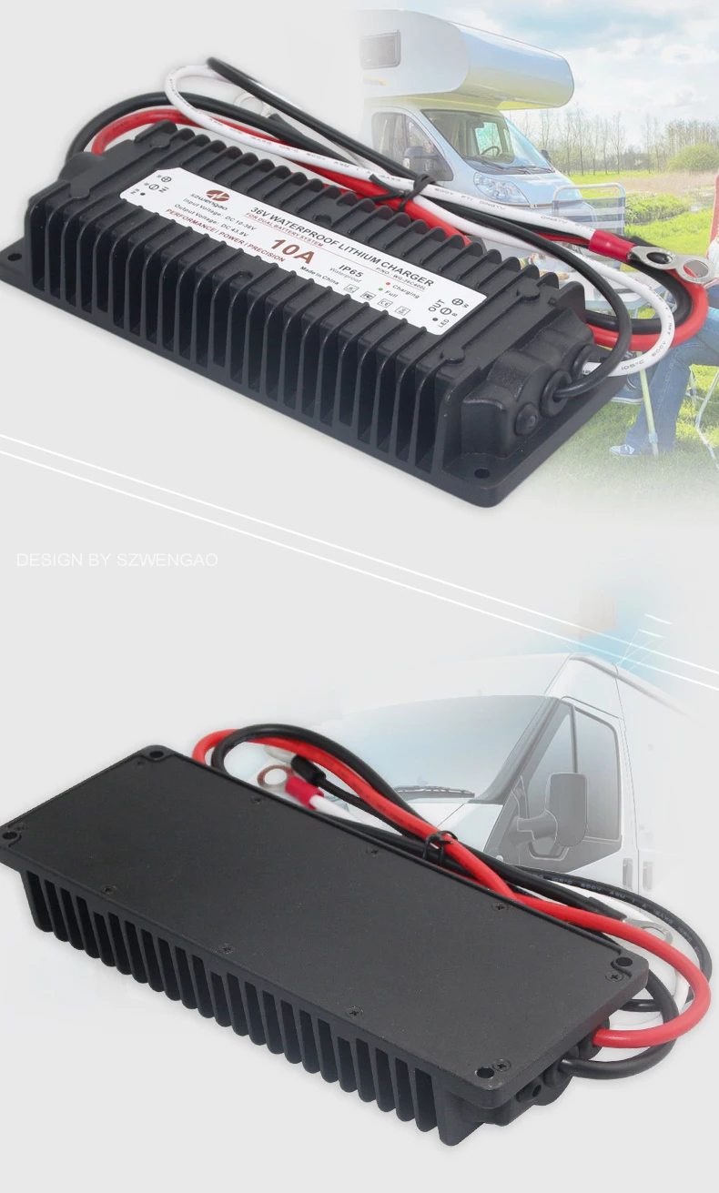 Rv Bed Car High-Power Secondary Battery Charging 12v24v To 14.6v29.2v400w Lithium Iron Phosphate Charger