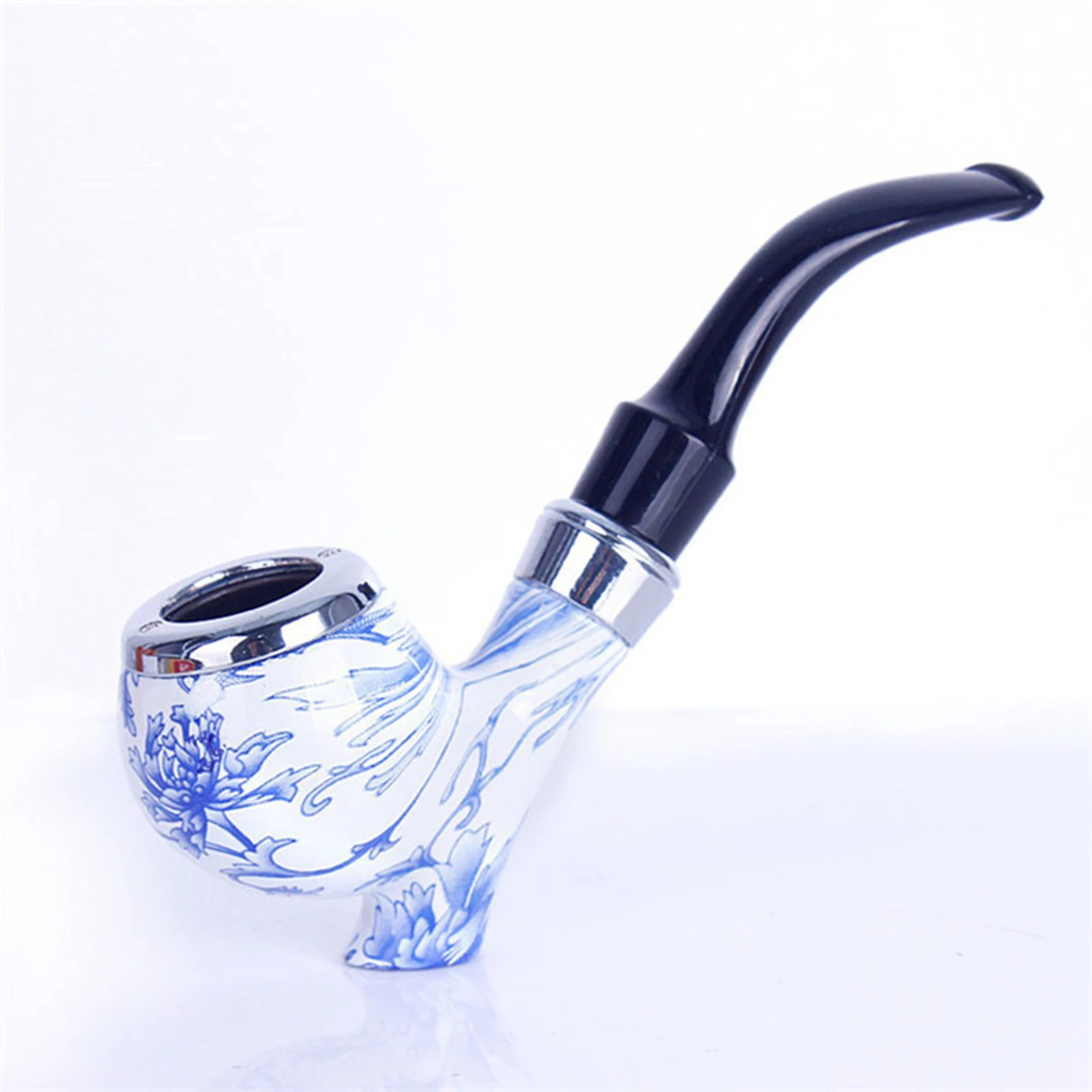 Resin Wooden Tobacco Pipe 1pc Smoke Pipe Elbow Roll Filter Cigarette Holder Herb Grinder Smoking Tool tobacco pipe herb smoking pipe smoking pipe handicraft pipe