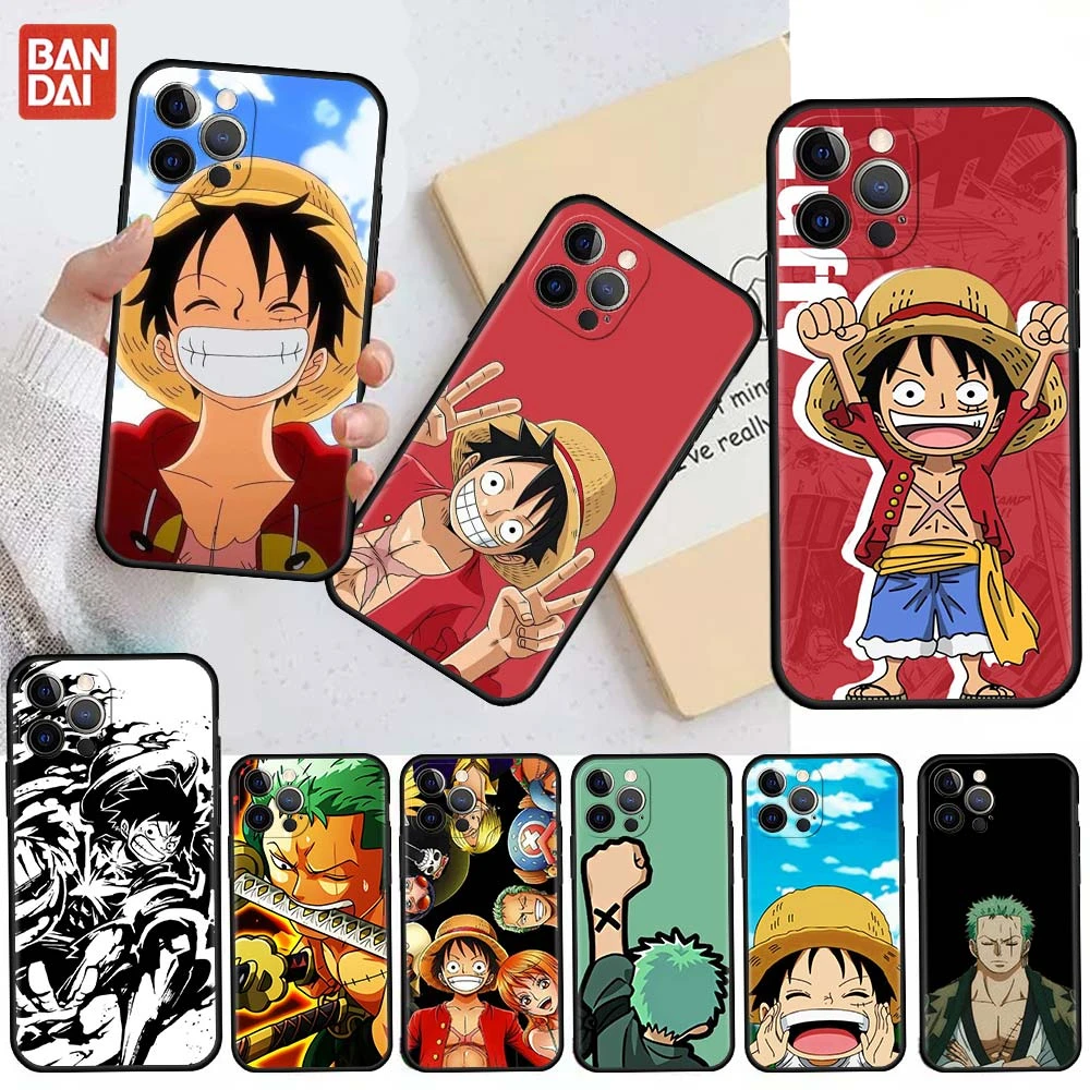 iphone se silicone case Anime One Piece Luffy Zoro Funda Case For Apple iPhone 13 11 12 Pro 7 XR X XS X Max 8 6 6S Plus 5 5S SE 2022 Phone Coque cute iphone se cases